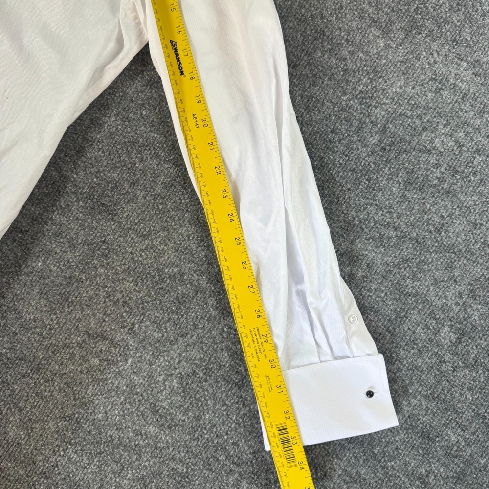 Giorgio Fiorelli White Dress Shirt (Classic tux-shirt). 16.5, 34/35. NEW - Picture 4 of 10